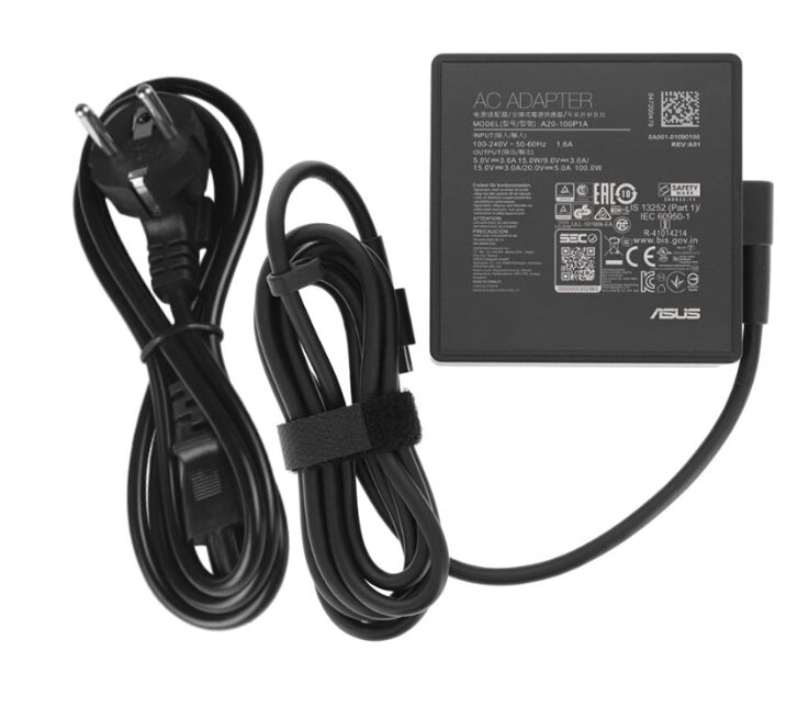 Original 100W USB-C Asus 0A001-01090100 Chargeur AC Adaptateur