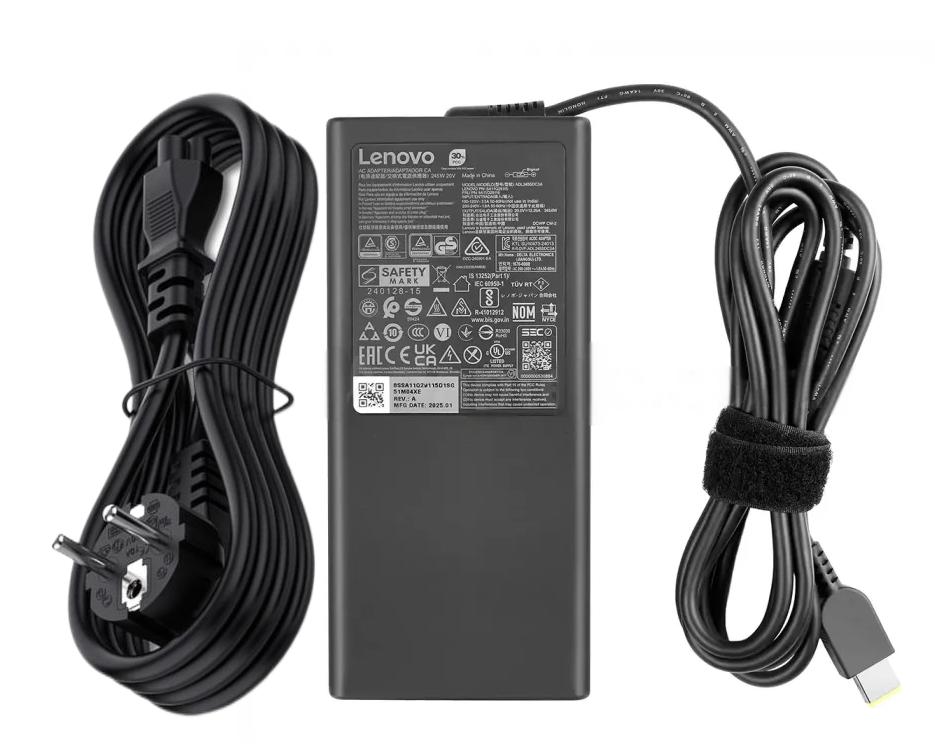 Original 20V 12.5A 245W Lenovo Legion Pro 5 16" Gen 10 Chargeur AC Adaptateur