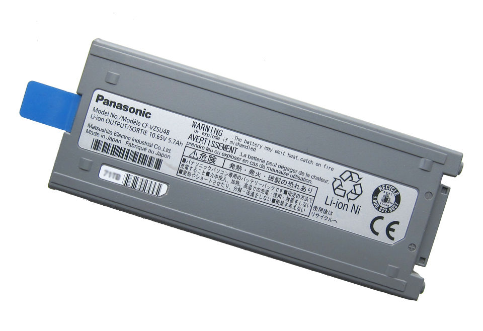 Original 10.65V 5.7Ah Panasonic Toughbook CF19 Batterie