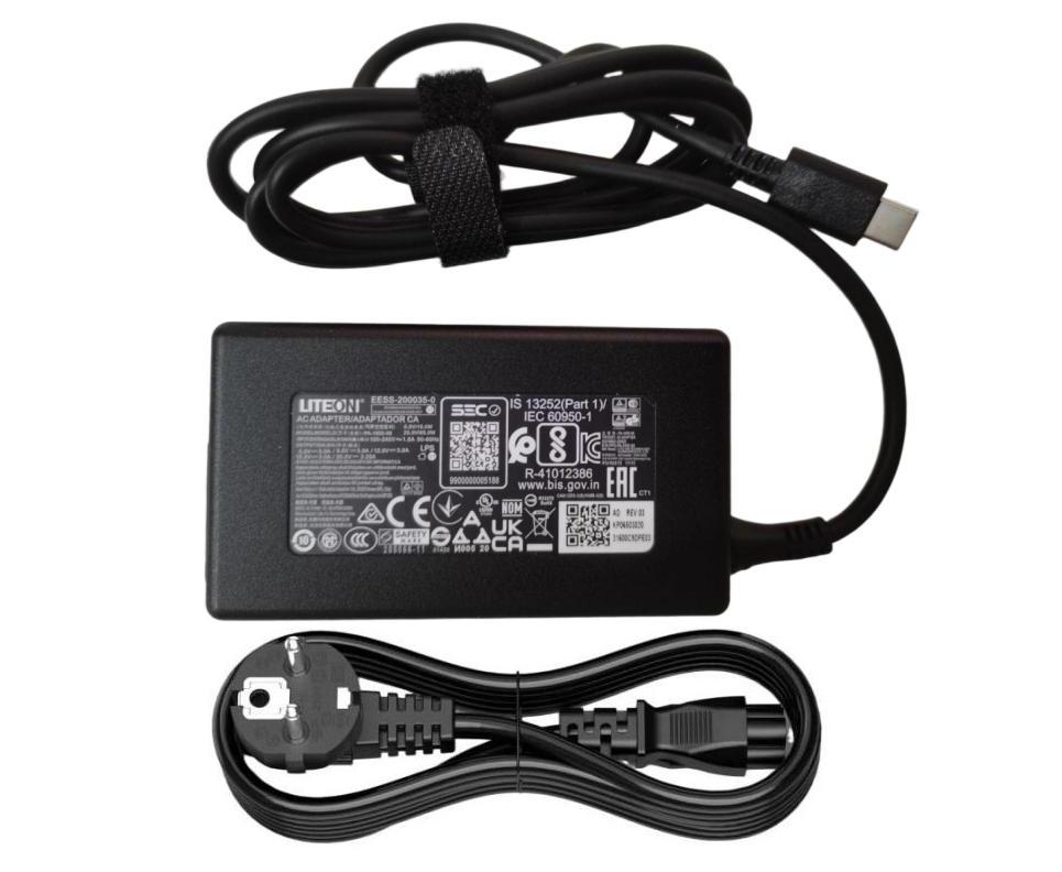 Original 65W Type-C Acer TravelMate P2 15 TMP215-55-TCO-58F9 Chargeur AC Adaptateur